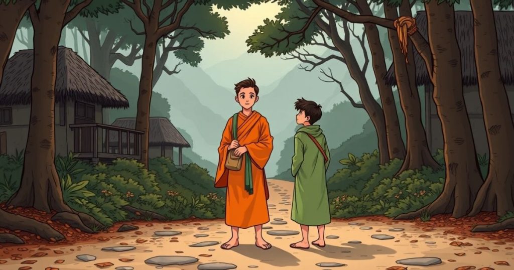 ภาพประกอบนิทานชาดกเรื่องการให้อภัย