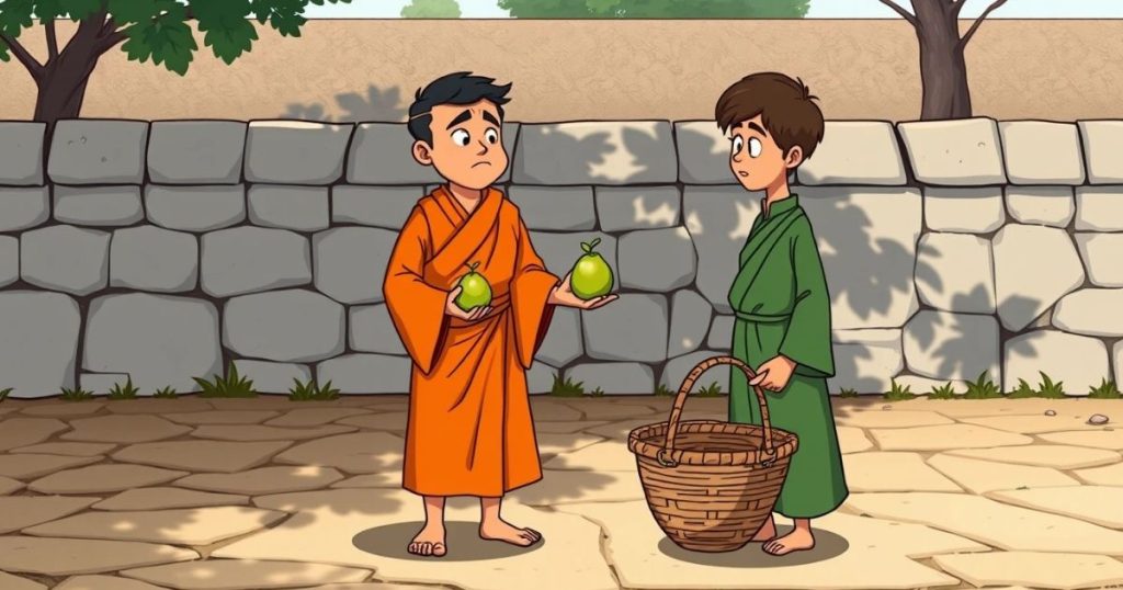ภาพประกอบนิทานชาดกเรื่องการให้อภัย 2