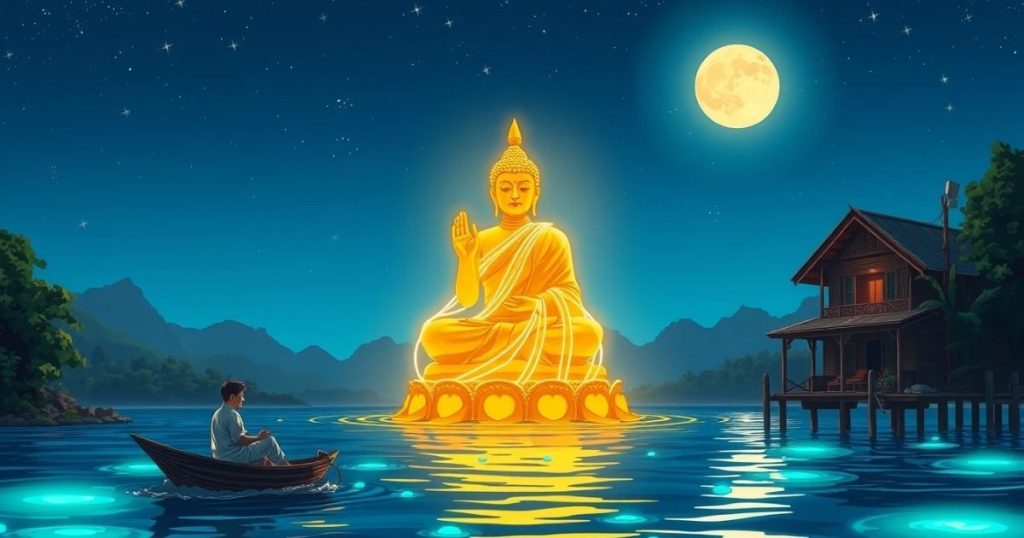 ภาพประกอบนิทานพื้นบ้านไทยภาคใต้เรื่องตำนานพระขวาง 2