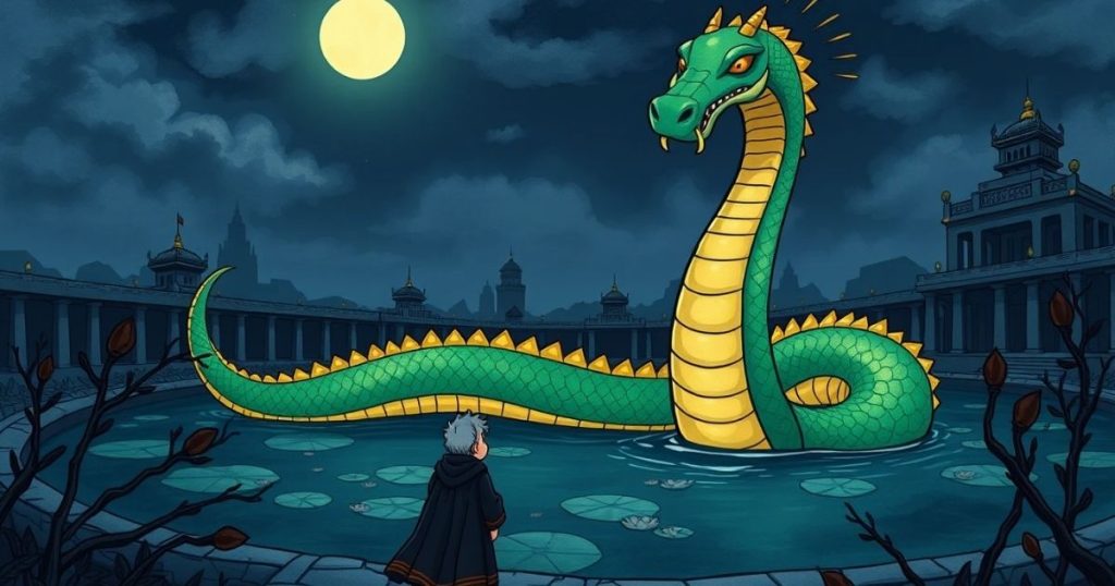 ภาพประกอบนิทานชาดกเรื่องพญานาคกับราชาสองแผ่นดิน 3