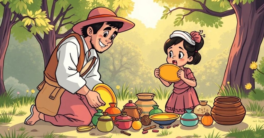 ภาพประกอบนิทานชาดกเรื่องพ่อค้าโลภ 2