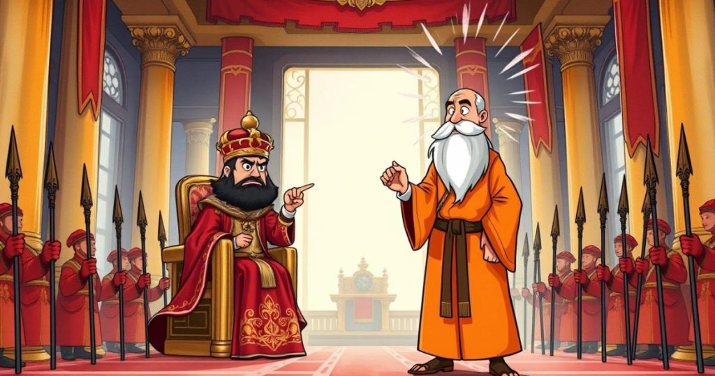 ภาพประกอบนิทานชาดกเรื่องหนู นกแก้ว งู และฤๅษี 3