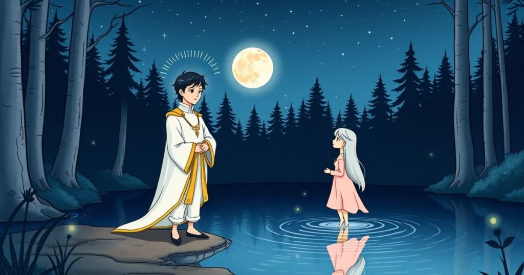ภาพประกอบนิทานชาดกเรื่องเจ้าชายสามองค์กับนางฟ้า 3