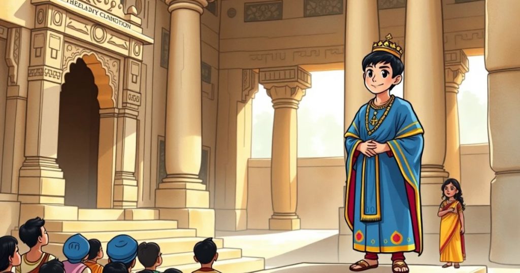 ภาพประกอบนิทานชาดกเรื่องเสนาบดีกับพระราชา 3