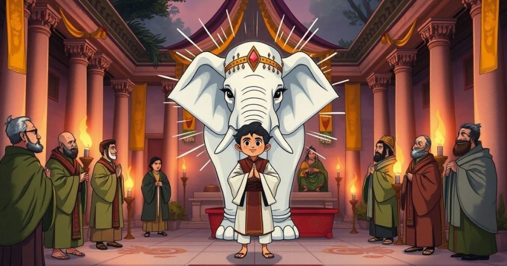 ภาพประกอบนิทานชาดกเรื่องนักบุญหนุ่ม 3