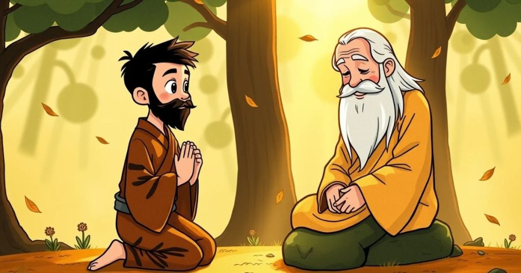 ภาพประกอบนิทานชาดกเรื่องฤๅษีกับลูกช้าง 3