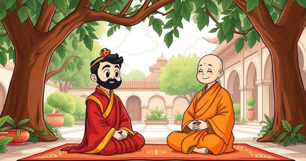 ภาพประกอบนิทานชาดกเรื่องสองเพื่อน 2