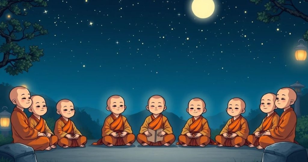 ภาพประกอบนิทานเซนเรื่องผู้สืบทอดสิบคน 3