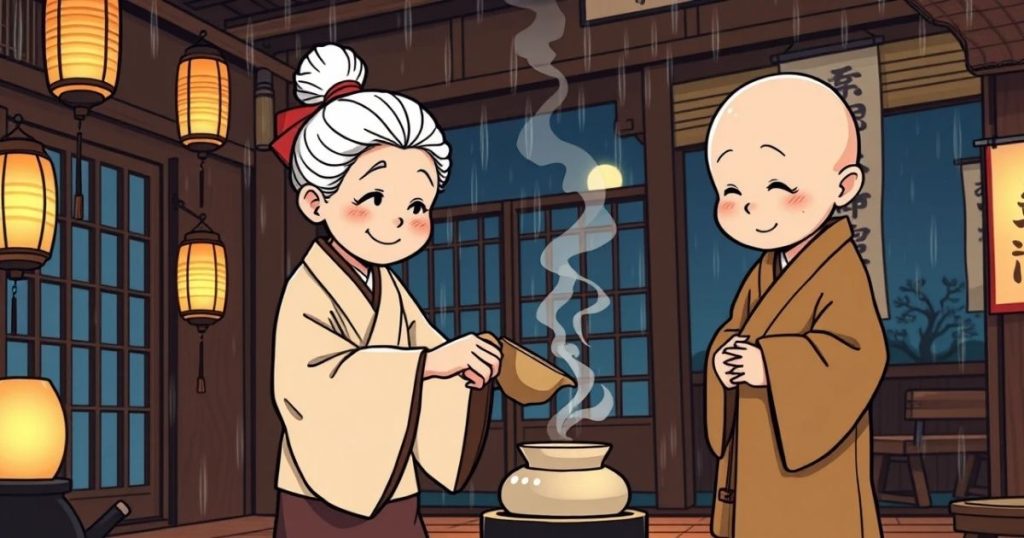 ภาพประกอบนิทานเซนเรื่องวิถีเซนกับไม้เขี่ยถ่าน 3