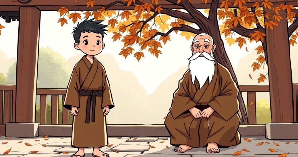 ภาพประกอบนิทานเซนเรื่องเปิดบ้านขุมทรัพย์ของตนเอง