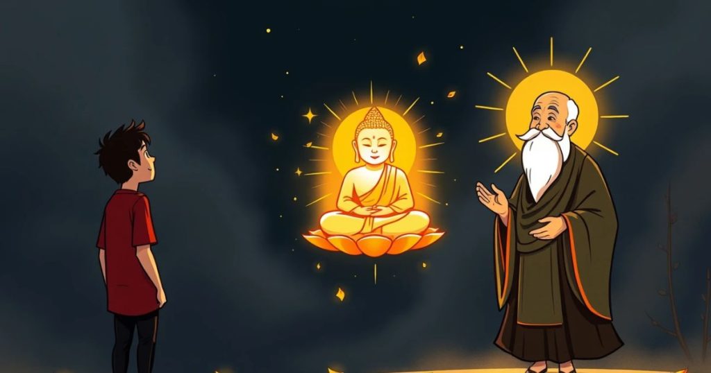 ภาพประกอบนิทานเซนเรื่องไม่ไกลจากความเป็นพุทธะ 3