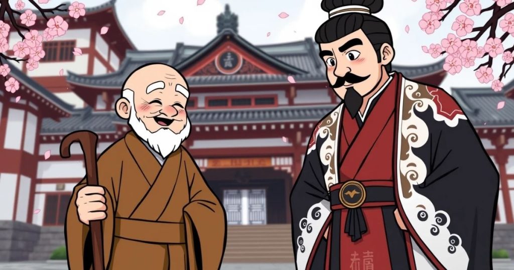 ภาพประกอบนิทานเซนเรื่องขุนนางหัวทึบ 2
