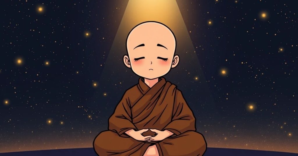 ภาพประกอบนิทานเซนเรื่องเสียงของมือเดียว 3