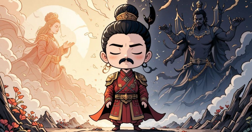 ภาพประกอบนิทานเต้าเต๋อจิงเรื่องความเป็นไปได้ทั้งปวงในหนทางแห่งเต๋า 3