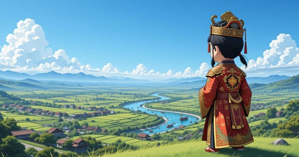 ภาพประกอบนิทานเต้าเต๋อจิงเรื่องธรรมชาติที่สงบและอิ่มเอม 3