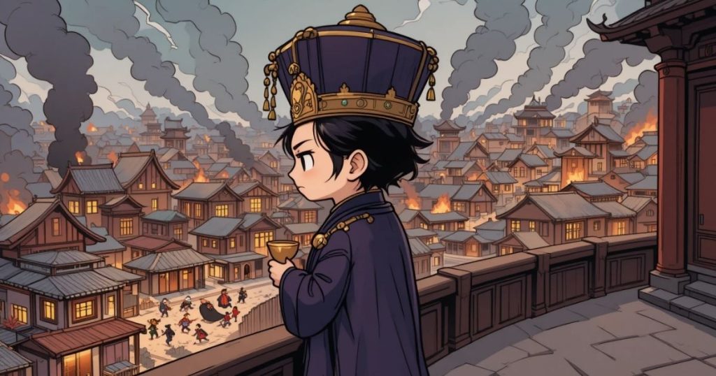 ภาพประกอบนิทานเต้าเต๋อจิงเรื่องหวนคืนสู่อิทธิพลอันบริสุทธิ์