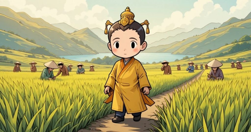 ภาพประกอบนิทานเต้าเต๋อจิงเรื่องอิทธิพลอันบริสุทธิ์