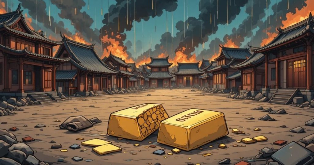 ภาพประกอบนิทานเต้าเต๋อจิงเรื่องความโลภทำร้ายเราอย่างไร 3