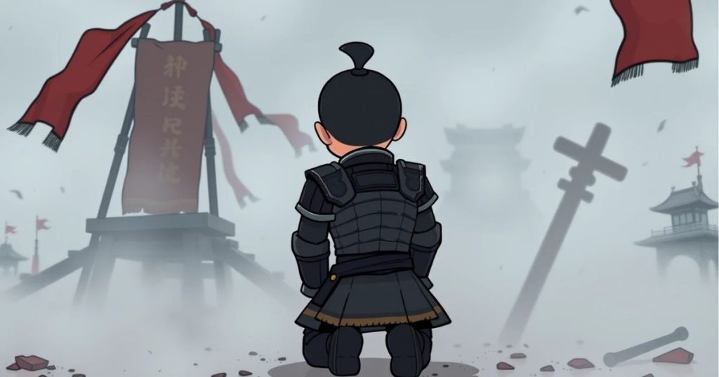 ภาพประกอบนิทานเต้าเต๋อจิงเรื่องคำเตือนเรื่องการพึ่งพาความแข็งแกร่ง 2