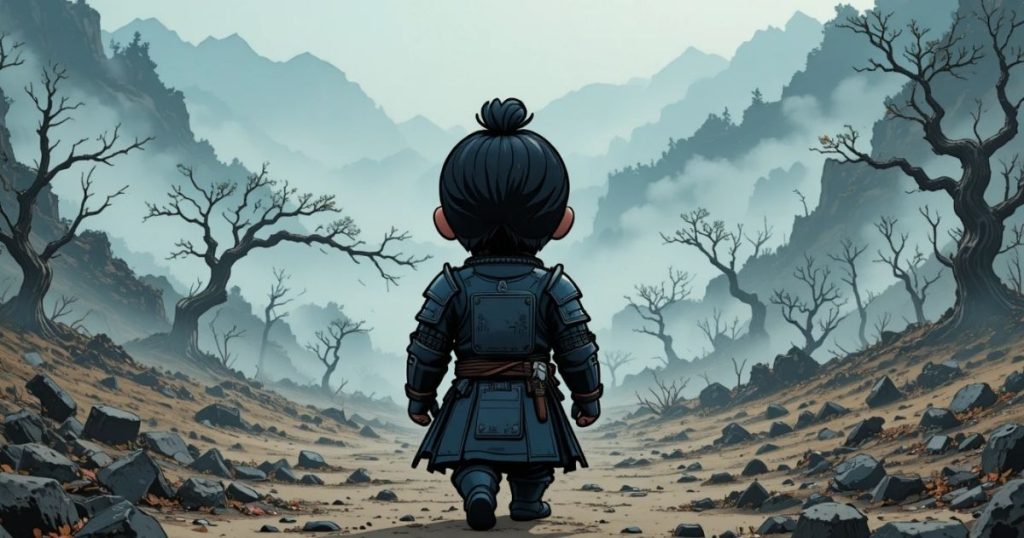 ภาพประกอบนิทานเต้าเต๋อจิงเรื่องคำเตือนเรื่องการพึ่งพาความแข็งแกร่ง 3