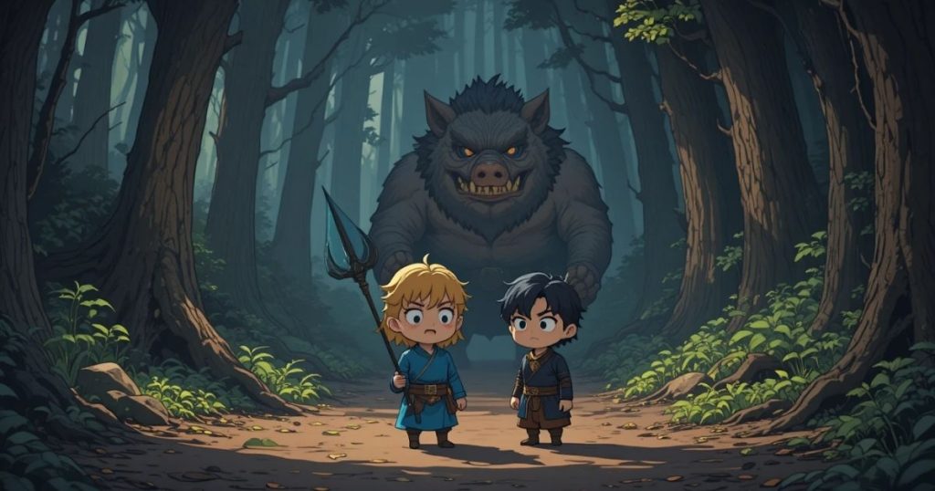 ภาพประกอบนิทานกริมม์เรื่องกระดูกที่ร้องเพลงได้