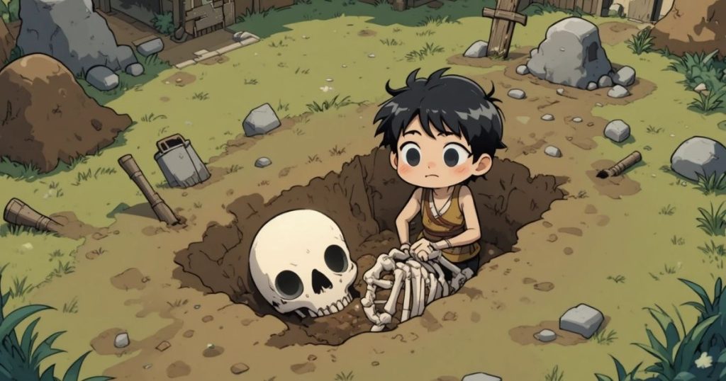 ภาพประกอบนิทานกริมม์เรื่องกระดูกที่ร้องเพลงได้ 2