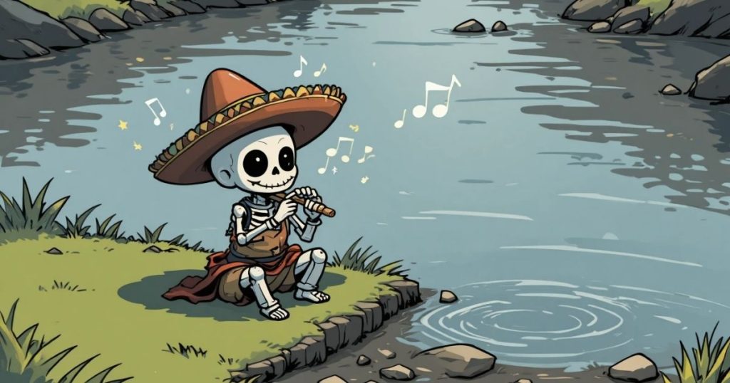 ภาพประกอบนิทานกริมม์เรื่องกระดูกที่ร้องเพลงได้ 3