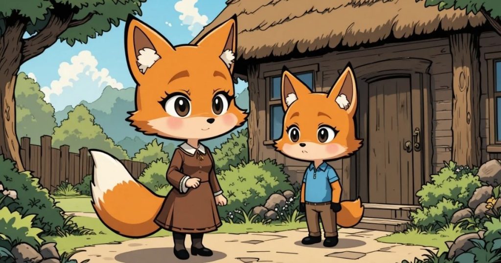 ภาพประกอบนิทานกริมม์เรื่องงานแต่งงานของมิสซิสฟ็อกซ์ 2