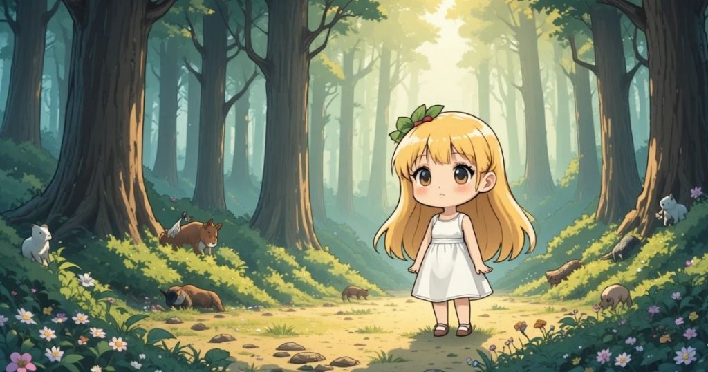 ภาพประกอบนิทานกริมม์เรื่องบุตรของพระแม่มารีย์ 2