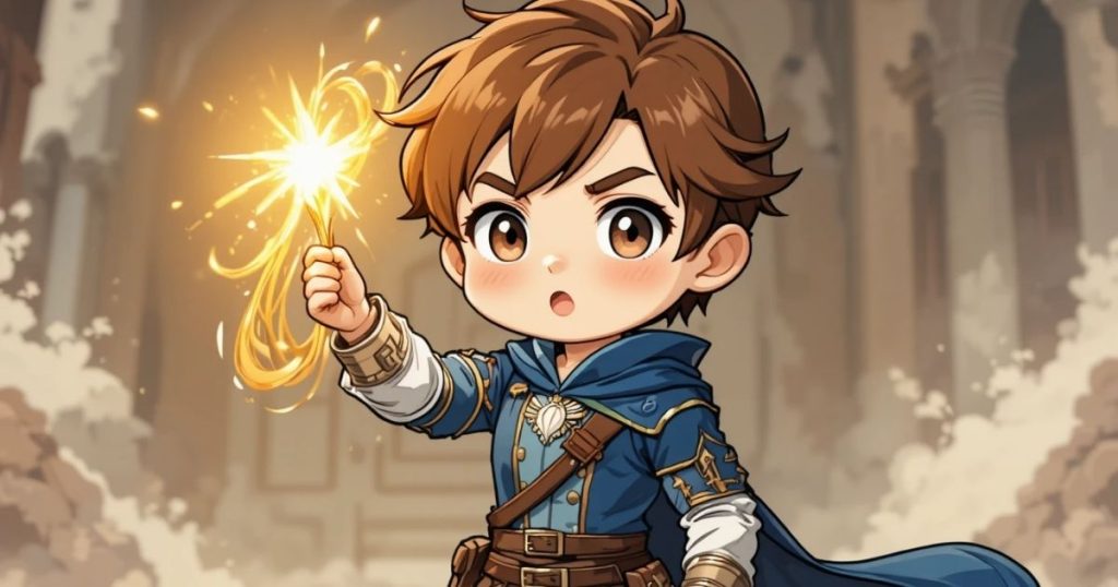 ภาพประกอบนิทานกริมม์เรื่องปีศาจกับเส้นผมสีทองสามเส้น 3