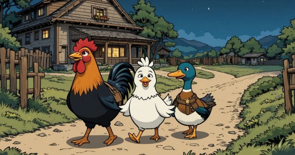 ภาพประกอบนิทานกริมม์เรื่องฝูงพวกเร่ร่อน 2