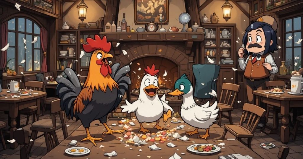 ภาพประกอบนิทานกริมม์เรื่องฝูงพวกเร่ร่อน 3