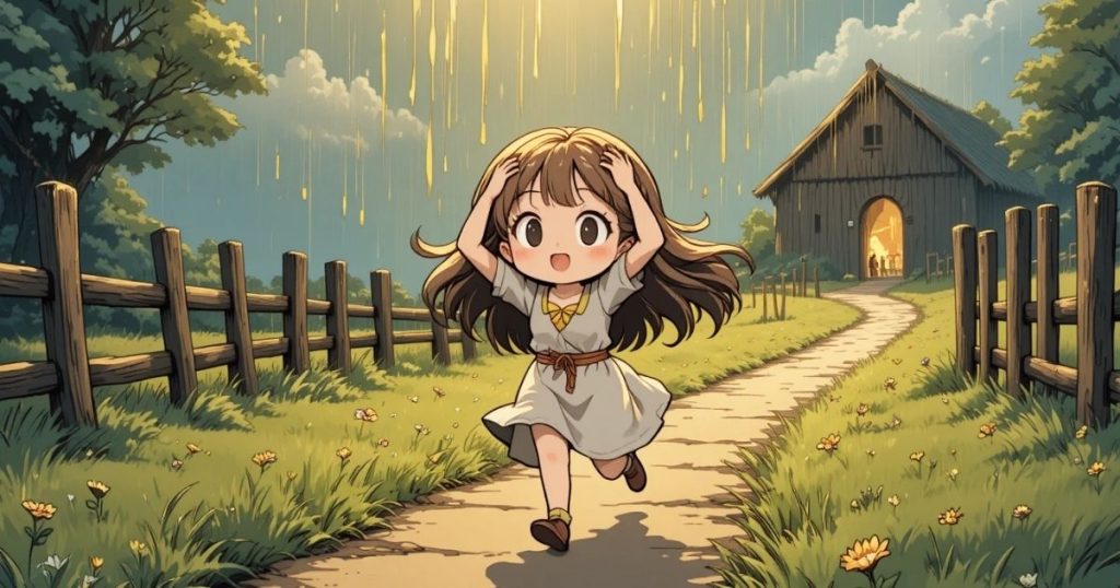 ภาพประกอบนิทานกริมม์เรื่องพระแม่ฮูลดา 2