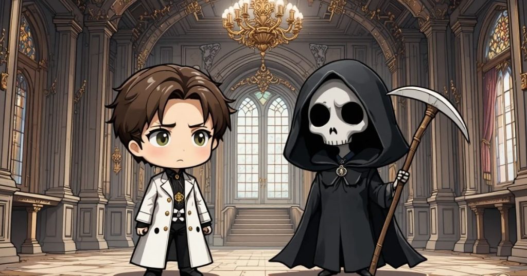 ภาพประกอบนิทานกริมม์เรื่องพ่อทูนหัวแห่งความตาย 2