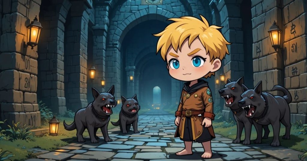 ภาพประกอบนิทานกริมม์เรื่องภาษาทั้งสาม