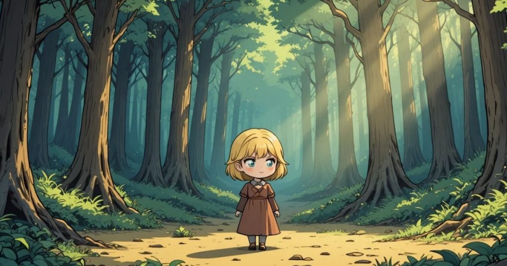 ภาพประกอบนิทานกริมม์เรื่องเด็กหญิงไร้มือ