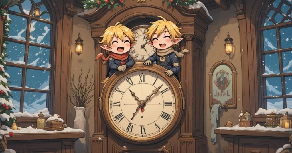 ภาพประกอบนิทานกริมม์เรื่องเอลฟ์กับช่างทำรองเท้า 3