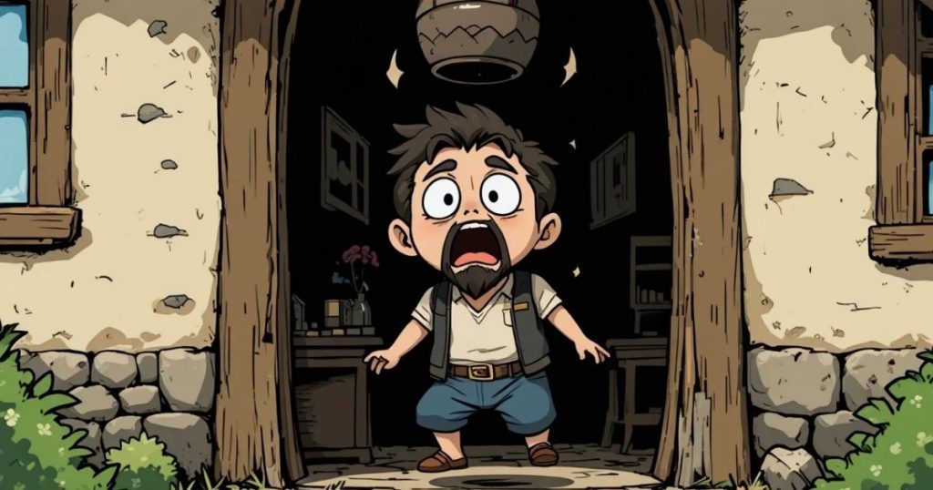 ภาพประกอบนิทานกริมม์เรื่องเฮอร์ คอร์เบส 3