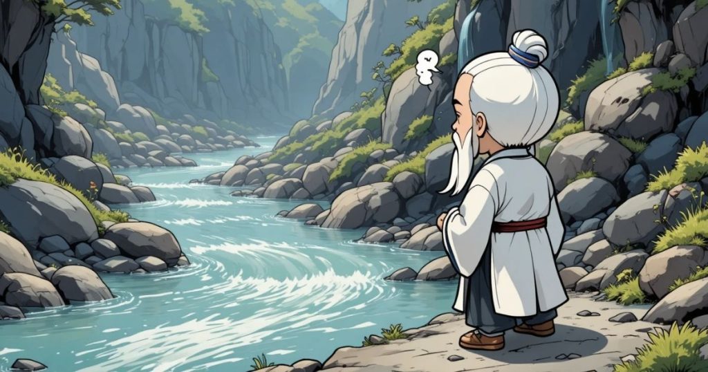 ภาพประกอบนิทานเต้าเต๋อจิงเรื่องการปรากฏแห่งความเรียบง่าย 2