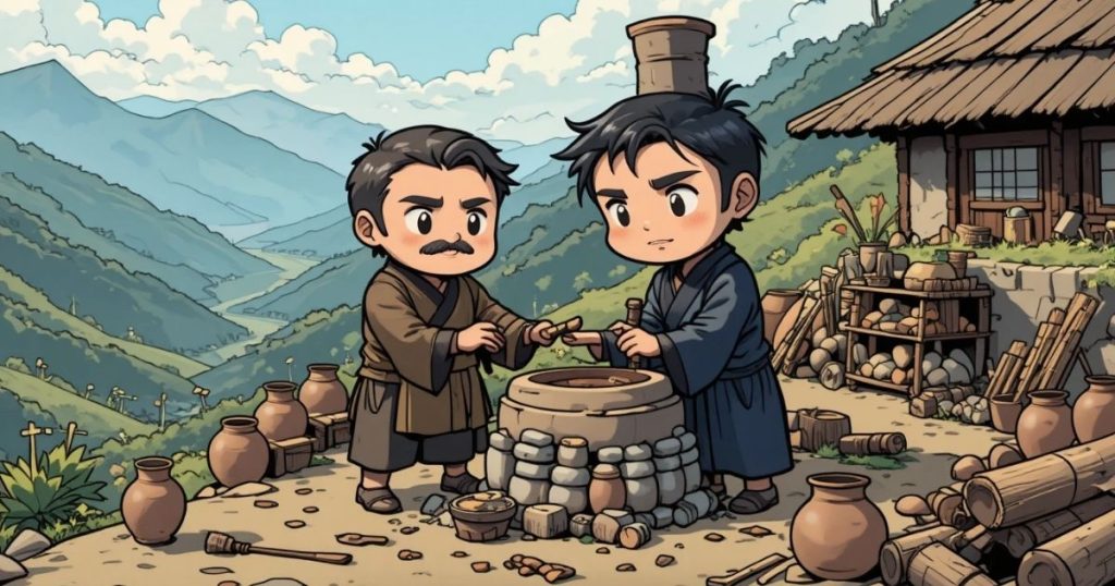 ภาพประกอบนิทานเต้าเต๋อจิงเรื่องการยึดมั่นในพันธะและคำสัญญา