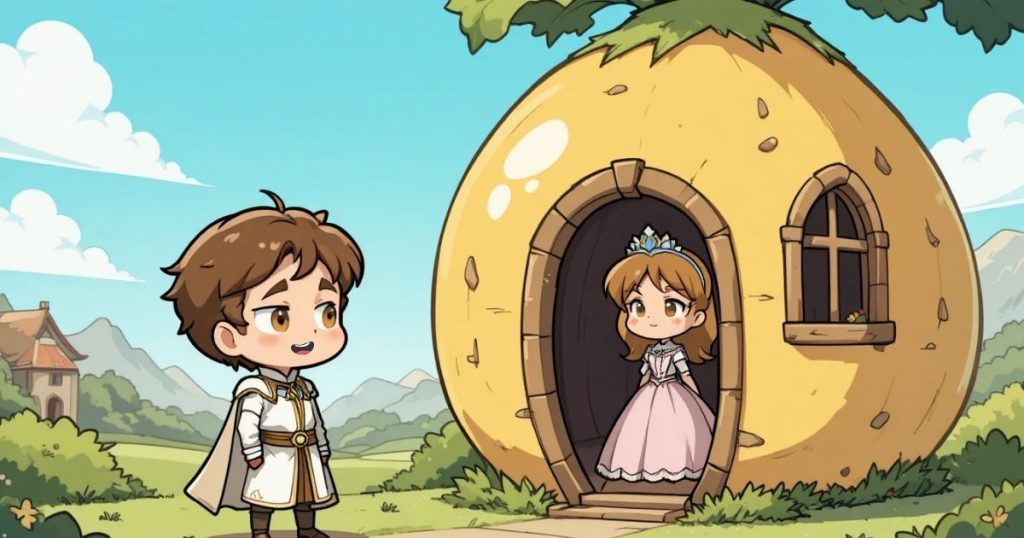 ภาพประกอบนิทานกริมม์เรื่องขนนกสามเส้น 3