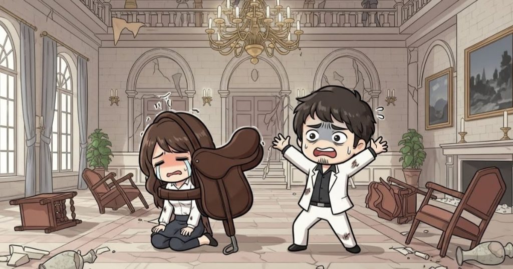 ภาพประกอบนิทานกริมม์เรื่องคนจนกับคนรวย 4