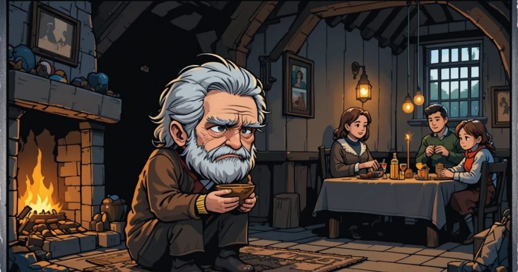 ภาพประกอบนิทานกริมม์เรื่องชายชราและหลานชายของเขา