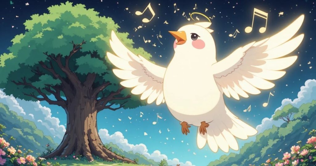 ภาพประกอบนิทานกริมม์เรื่องต้นอัลมอนด์ 3