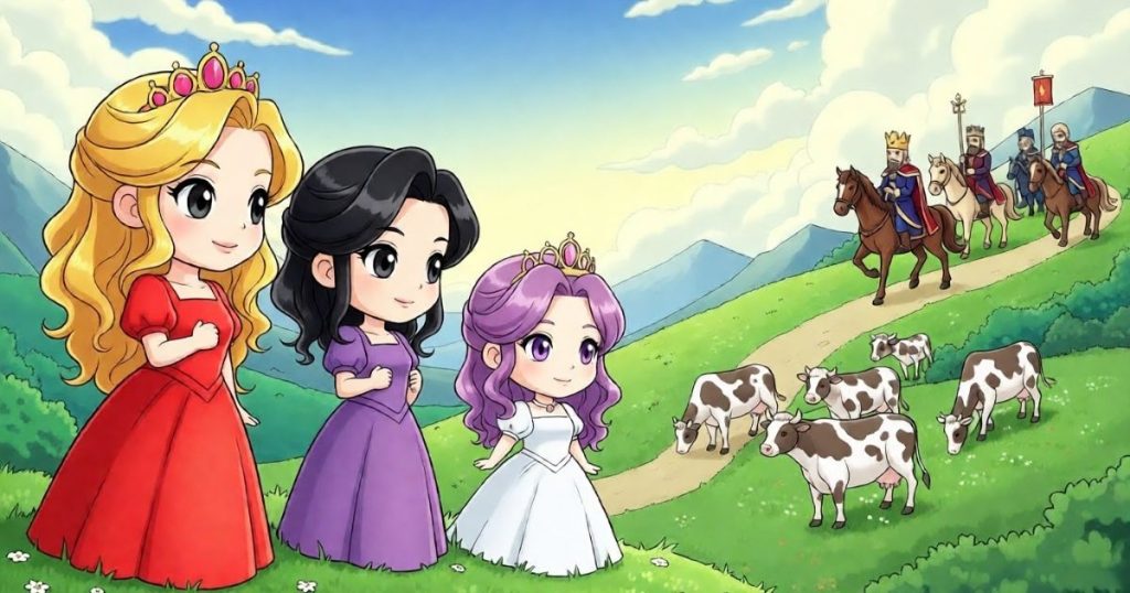 ภาพประกอบนิทานกริมม์เรื่องนกน้อยทั้งสาม