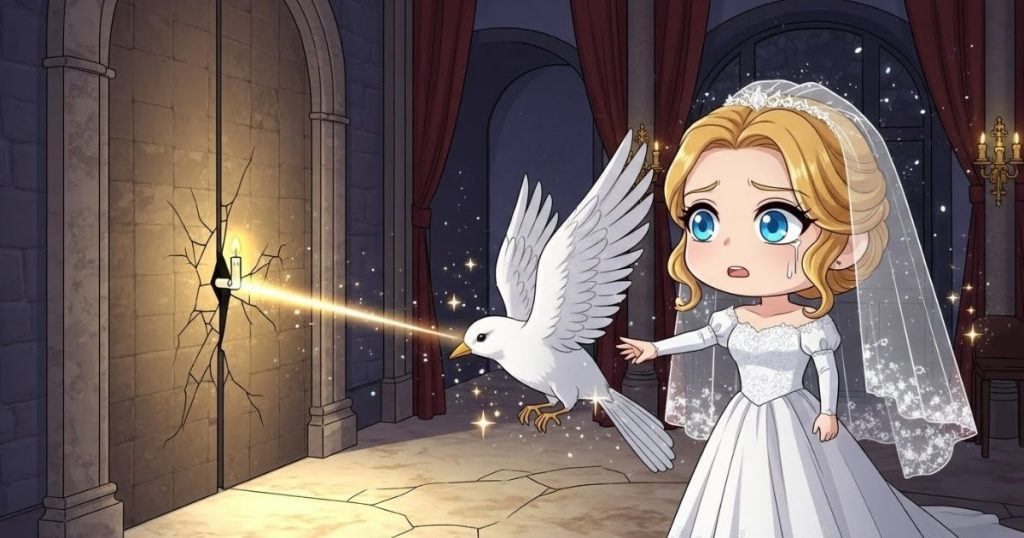 ภาพประกอบนิทานกริมม์เรื่องนกลาร์คร้องเพลงกระโดดโลดเต้น 2