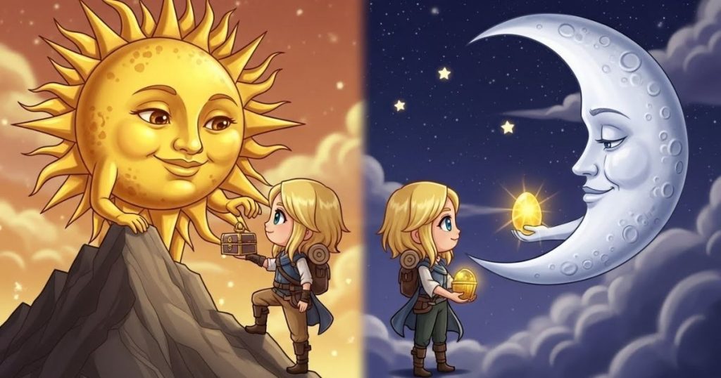 ภาพประกอบนิทานกริมม์เรื่องนกลาร์คร้องเพลงกระโดดโลดเต้น 3