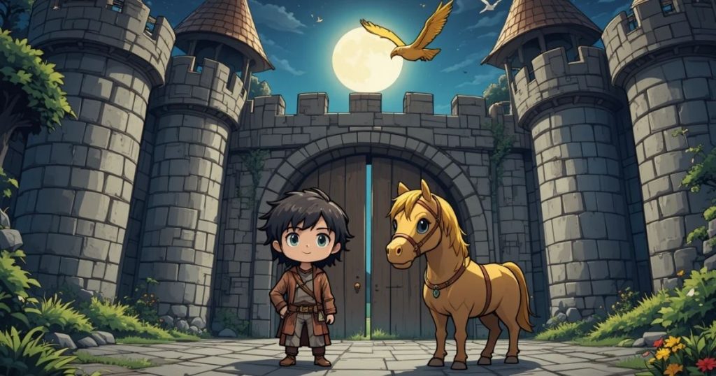 ภาพประกอบนิทานกริมม์เรื่องนกสีทอง 3