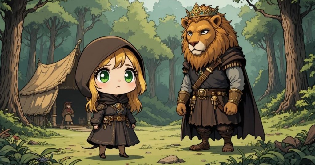 ภาพประกอบนิทานกริมม์เรื่องนายพรานทั้งสิบสอง 3