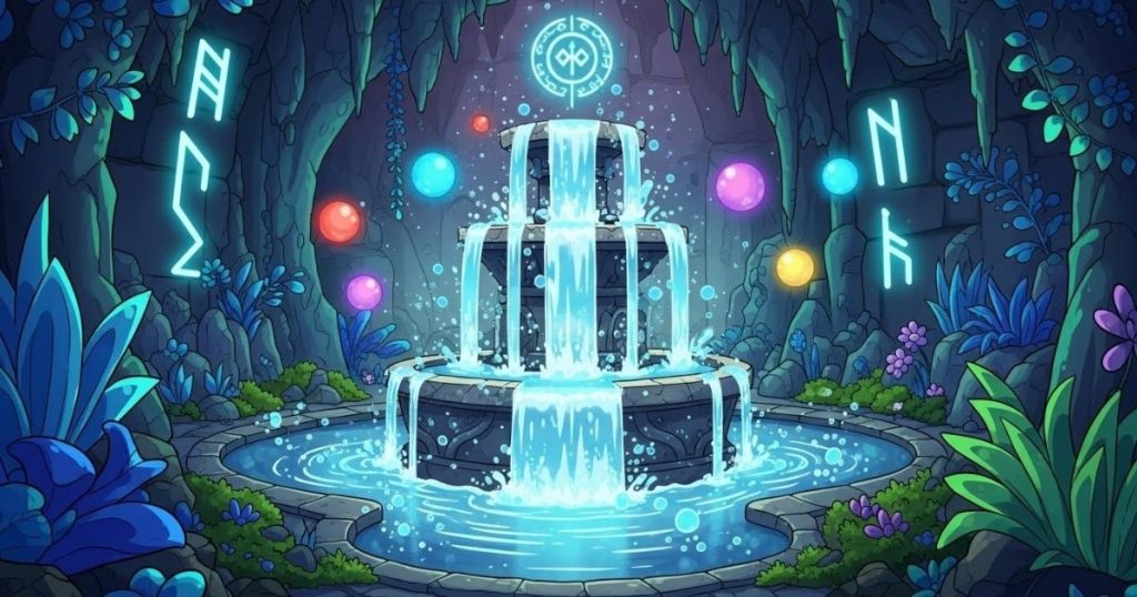 ภาพประกอบนิทานกริมม์เรื่องน้ำแห่งชีวิต